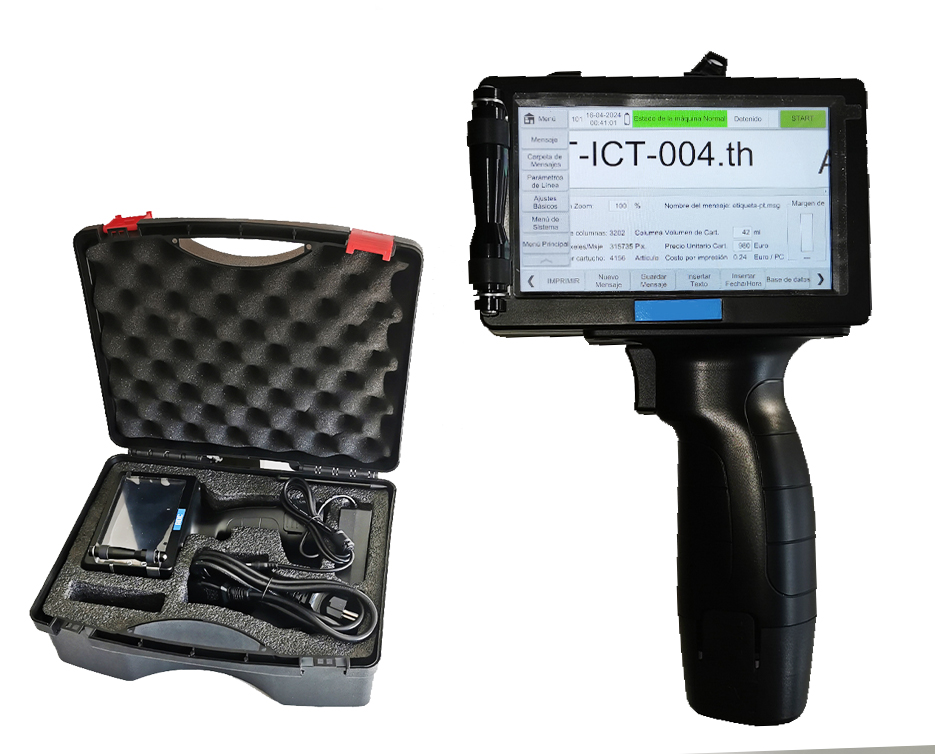 Codificadora y maletin SM125 MOBILE 25 MM