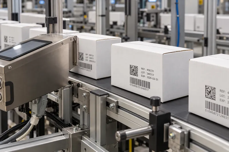 marcaje de cajas para trazabilidad