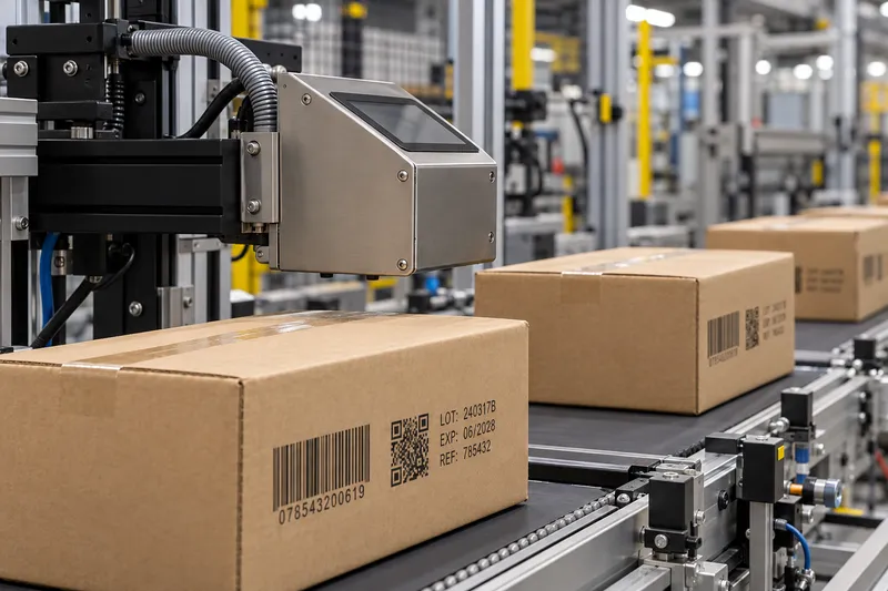 marcaje de cajas para trazabilidad
