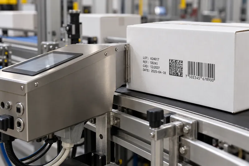 marcaje de cajas para trazabilidad
